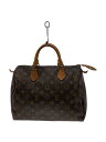 【中古】LOUIS VUITTON◆1)スピーディ30_モノグラム・キャンバス_BRW/PVC/BRW【バッグ】(4)