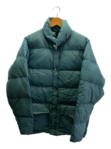 【中古】Woolrich◆ダウンジャケット/--/--/GRN/無地/70s/白タグ【メンズウェア】