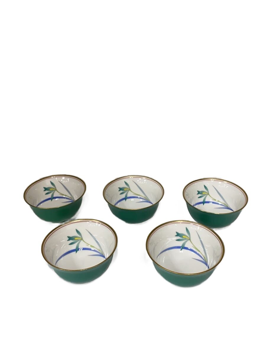 【中古】香蘭社◆湯呑/5点セット/GRN【キッチン用品】