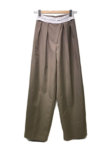 【中古】TODAYFUL◆タックパンツ/38/ポリエステル/BRW/12320704//【レディースウェア】 【中古】TODAYFUL◆タックパンツ/38/ポリエステル/BRW/12320704//【レディースウェア】