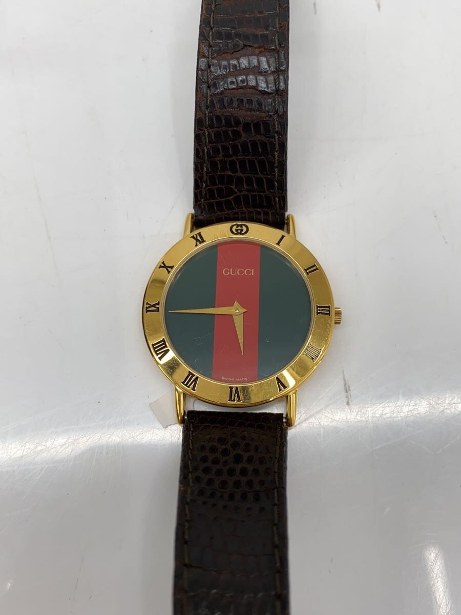 【中古】GUCCI◆クォーツ腕時計/アナ