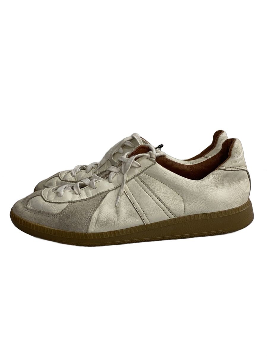 REPRODUCTION OF FOUND◆GERMAN TRAINER/ジャーマントレーナー/ローカットスニーカー/26.5cm/WHT/レザー