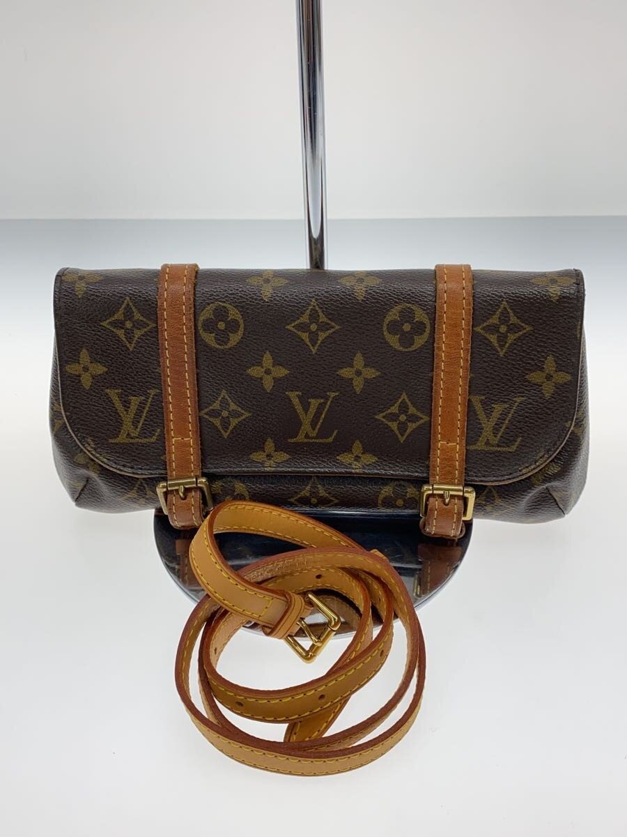 LOUIS VUITTON - 【中古】LOUIS VUITTON◆ポシェット・マレル_モノグラム・キャンバス/PVC/BRW【バッグ】