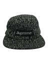 【中古】Supreme◆20AW/Logo Pattern 6-Panel Cap/BLK/総柄/メンズ【服飾雑貨他】