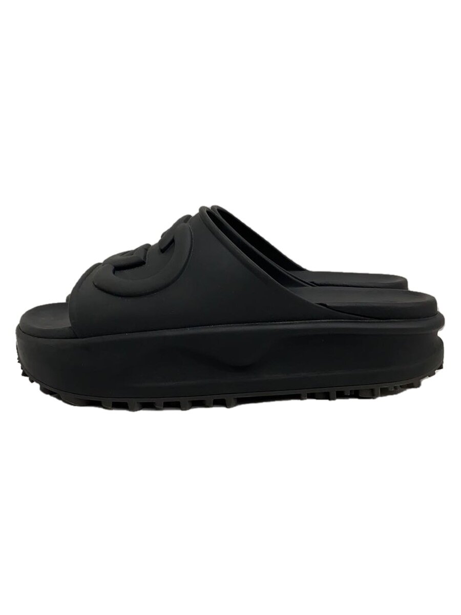 【中古】GUCCI◆サンダル/UK7/BLK/692380【シューズ】