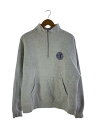 【中古】HUF◆ハーフジップ/スウェット/XL/コットン/GRY/無地【メンズウェア】(4)