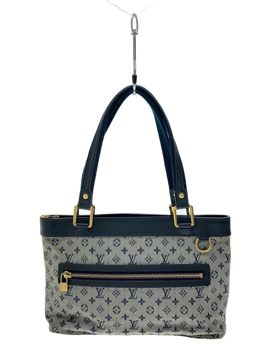 【中古】LOUIS VUITTON◆ルシーユPM_モノグラム ミニ/キャンバス/NVY/総柄【バッグ】