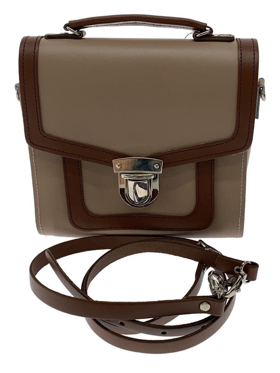 【中古】Zatchels◆ハンドバッグ/レザー/BRW【バッグ】
