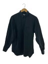 【中古】H BEAUTY&YOUTH◆BALLOON SLEEVE REGULAR COLLAR SH/S/コットン/BLK/1211-250-7353【メンズ...