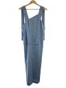 【中古】ENFOLD◆ワンピース/38/ポリエステル/GRY/無地/300HA231-0090【レディースウェア】