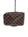 【中古】LOUIS VUITTON◆ジェロニモス_ダミエ・エベヌ_BRW/PVC/BRW【バッグ】