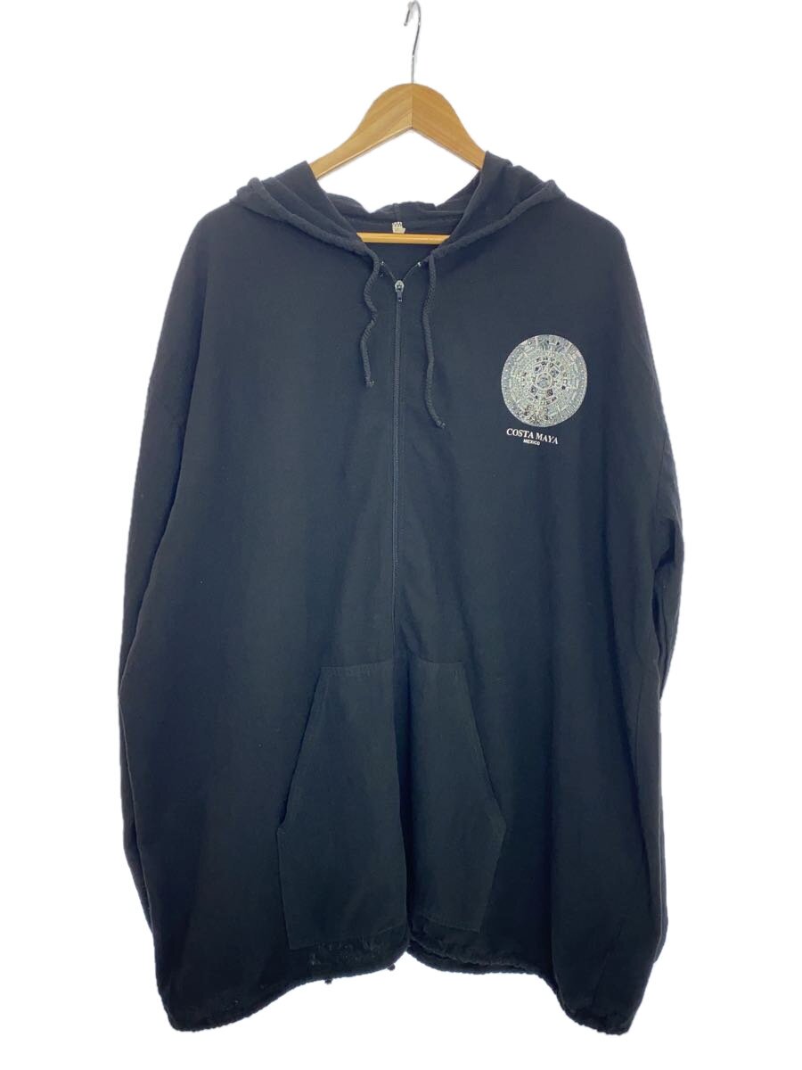 COSTA MAYA/ジップパーカー/XL/コットン/BLK/無地