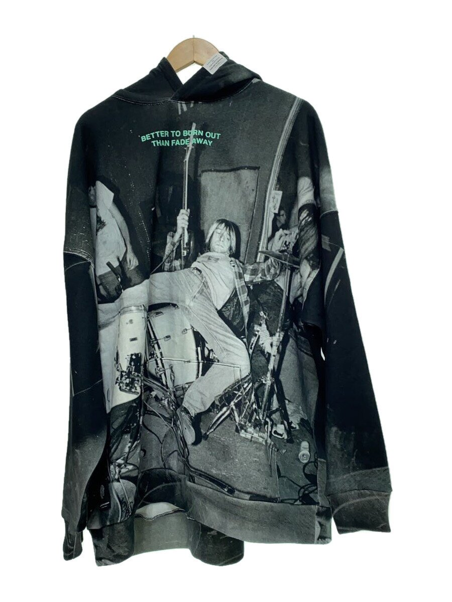 TALKING ABOUT THE ABSTRACTION◆パーカー/XL/コットン/BLK/SS-PPK-001A