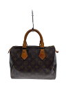 【中古】LOUIS VUITTON◆1)スピーディ25_モノグラム・キャンバス_BRW/PVC/BRW【バッグ】