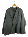 【中古】DAIWA PIER39◆23SS/TECH DOUBLE-BREASTED JACKET/テーラードジャケット/L/ポリエステル/GRY【メンズウェア】