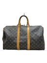 【中古】LOUIS VUITTON◆キーポル45_モノグラム・キャンバス_BRW/PVC/BRW/総柄【バッグ】