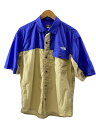 【中古】THE NORTH FACE◆S/S NUPTSE SHIRT_ショートスリーブヌプシシャツ/L/ナイロン/BLU【メンズウェア】(4)