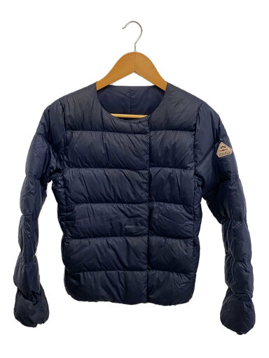【中古】Pyrenex◆ダウンジャケット/38/ナイロン/NVY/無地/W19PJ3【レディースウェア】 【中古】Pyrenex◆ダウンジャケット/38/ナイロン/NVY/無地/W19PJ3【レディースウェア】