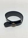 【中古】HERMES◆ブレスレット/レザー/BLK/レディース【服飾雑貨他】