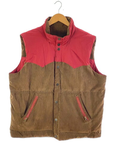 【中古】EDDIE BAUER◆ダウンベスト/XL/ポリエステル/ブラウン【メンズウェア】 【中古】EDDIE BAUER◆ダウンベスト/XL/ポリエステル/ブラウン【メンズウェア】