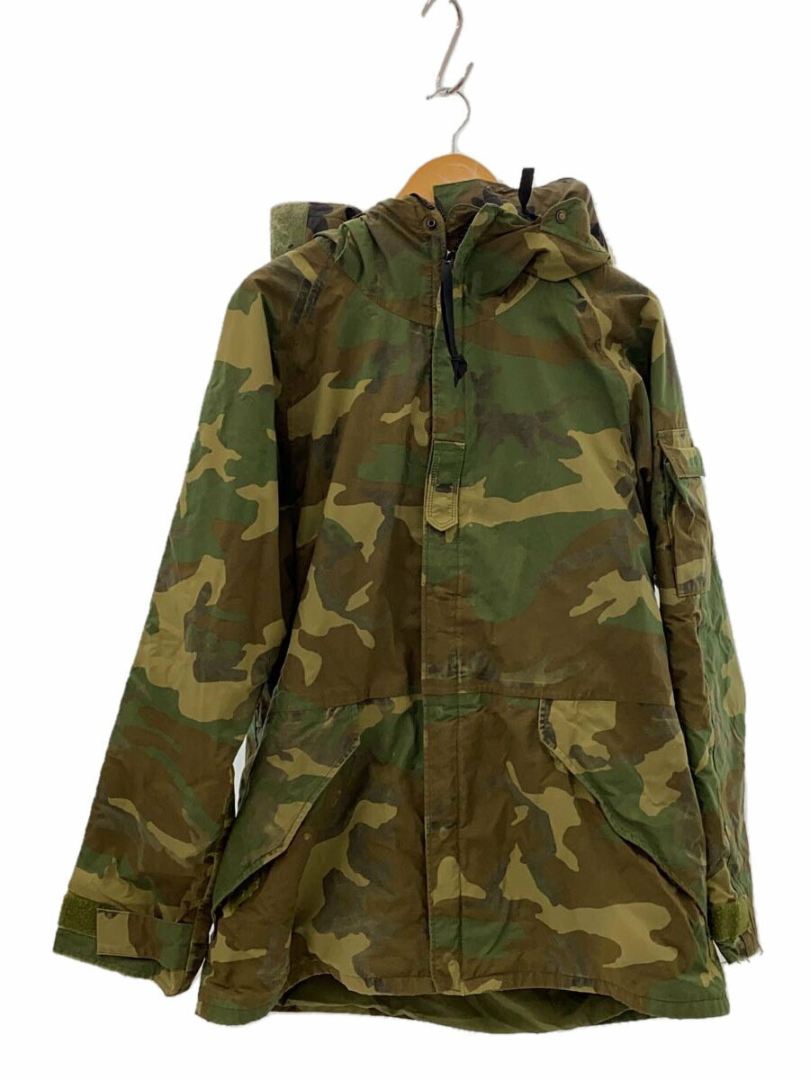 【中古】US.ARMY◆モッズコート/L/ナイロン/GRN/カモフラ/8415-01-228-1320【メンズウェア】