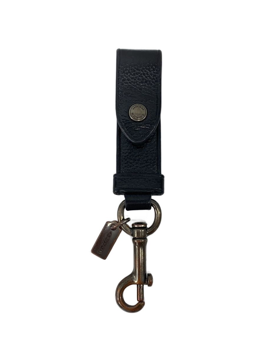 Rakuten - 【中古】COACH◆アクセサリー/レザー/BLK/メンズ【服飾雑貨他】