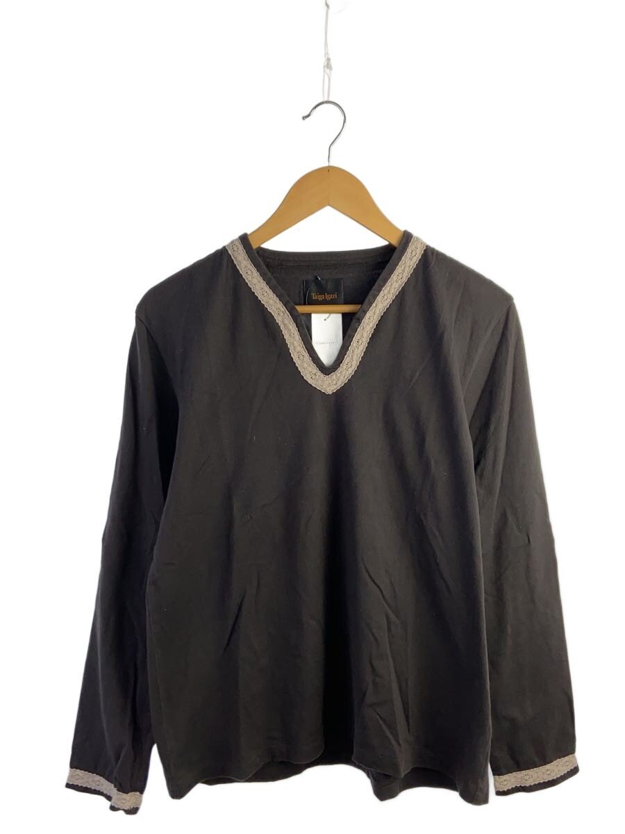 【中古】taiga igari◆Exclusive Lace/長袖カットソー/S/レース/コットン/GRY/TIPAA1009【メンズウェア】