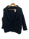 【中古】MIU MIU◆ニット・セーター(厚手)/38/--/ブラック/無地//【レディースウェア】