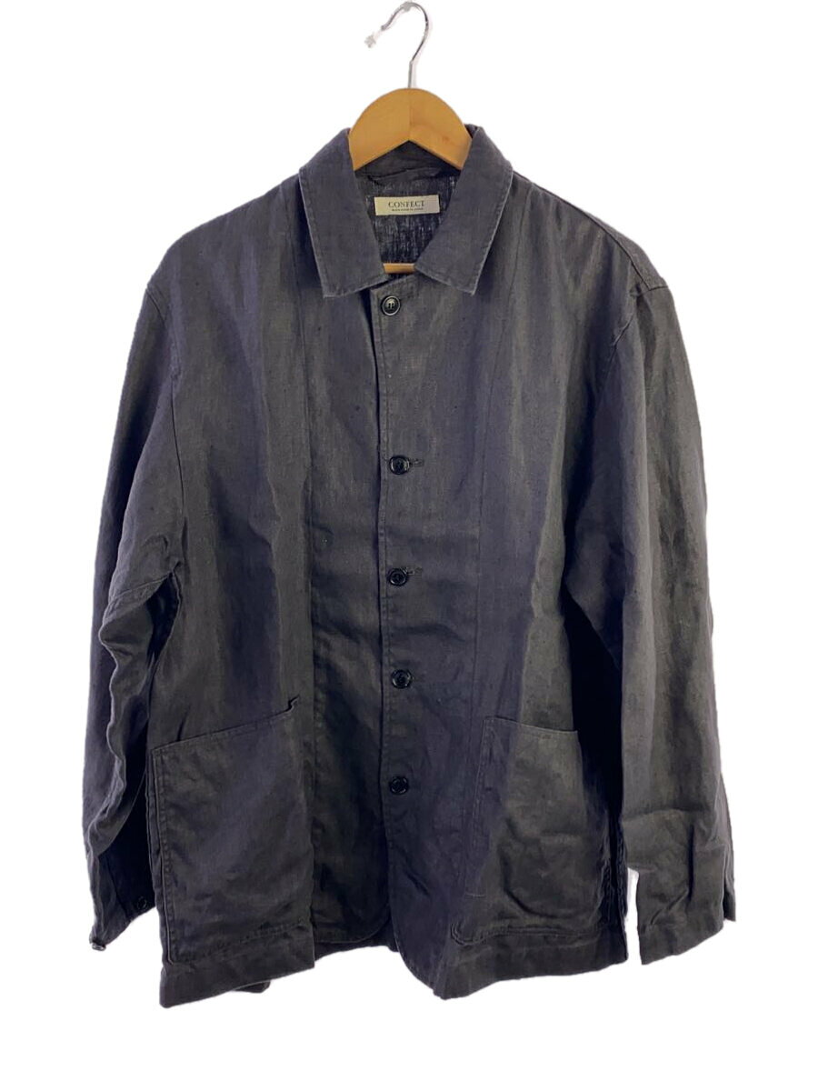 nest robe CONFECT◆リネンツイルカバーオール/4/リネン/GRY/02252-0051