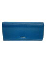 【中古】FURLA◆長財布/アクリル/BLU/