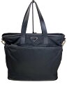 【中古】PRADA◆2WAY/トートバッグ/ナイロン/BLK/2VG033【バッグ】