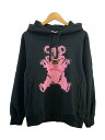 【中古】HYSTERIC GLAMOUR◆FIREBEAR FOODIE/パーカー/M/--/BLK/無地/02211cf04【メンズウェア】