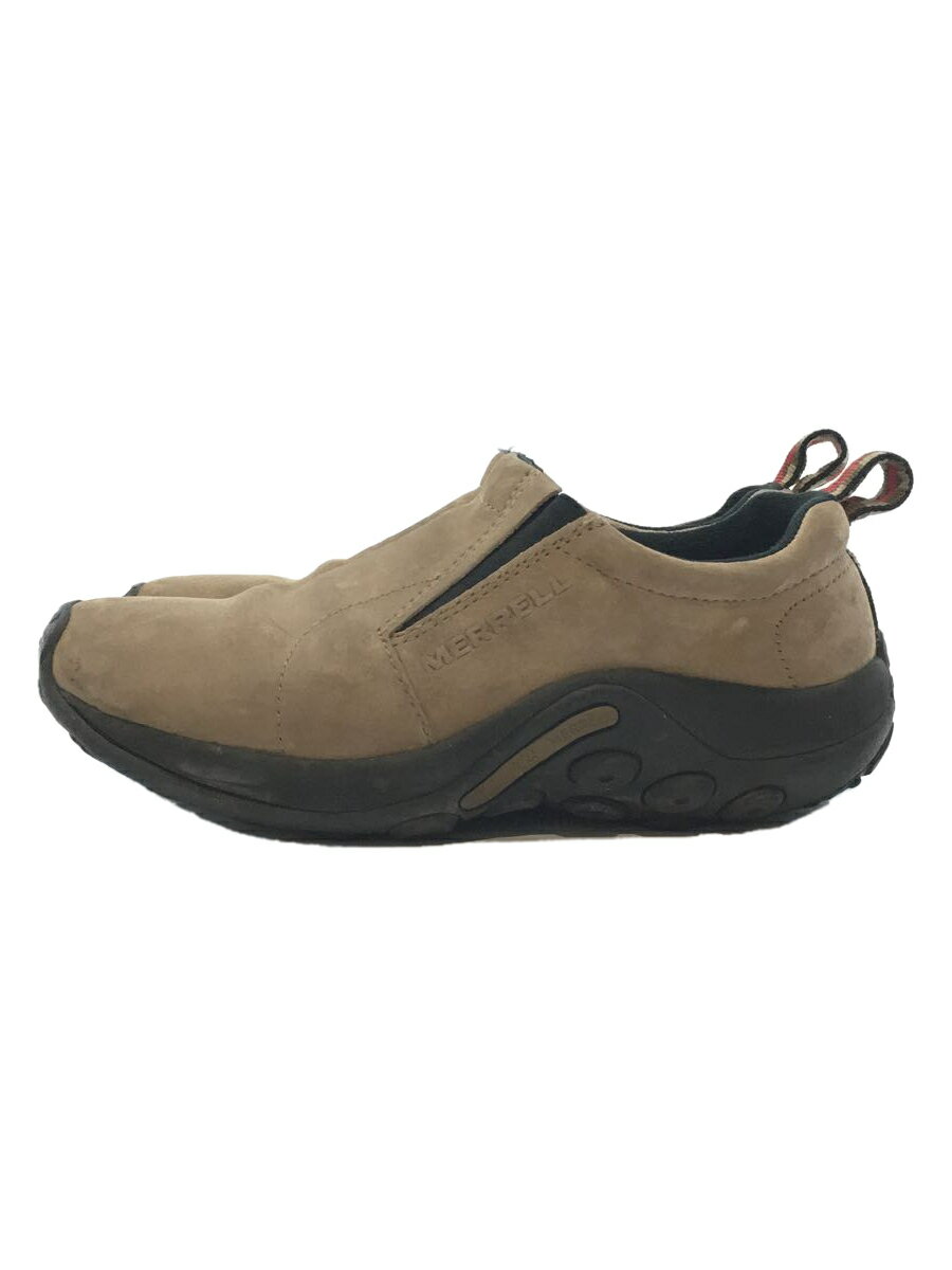 【中古】MERRELL◆シューズ/US7/BEG/スウェード【シューズ】