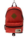 【中古】THE NORTH FACE◆リュック/NF0AZDI/MINI BERKELEY/レッド【バッグ】