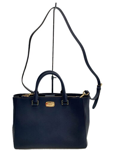 【中古】MICHAEL MICHAEL KORS◆ハンドバッグ/レザー/NVY/2WAY/35S6GSOT2L【バッグ】 【中古】MICHAEL MICHAEL KORS◆ハンドバッグ/レザー/NVY/2WAY/35S6GSOT2L【バッグ】