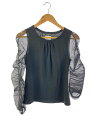 【中古】CHANEL◆ニット・セーター(薄手)/38/カシミア/BLK/P31871W04053/シルク混【レディースウェア】