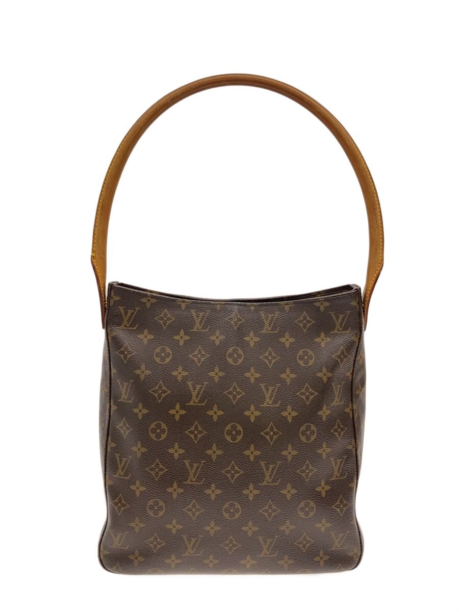 LOUIS VUITTON◆ルーピングGM_モノグラム・キャンバス/PVC/BRW