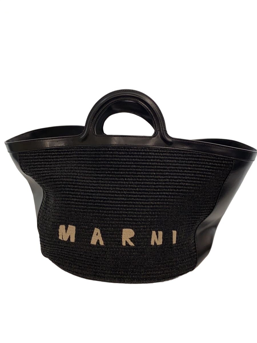 【中古】MARNI◆カゴバッグ/--/BLK/BMMP0069Q0//【バッグ】