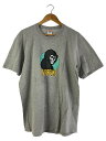 【中古】Supreme◆23ss/Reaper tee/Tシャツ/L/コットン/GRY【メンズウェア】(4)