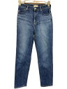 【中古】YANUK◆ボトム/27/コットン/無地【レディースウェア】