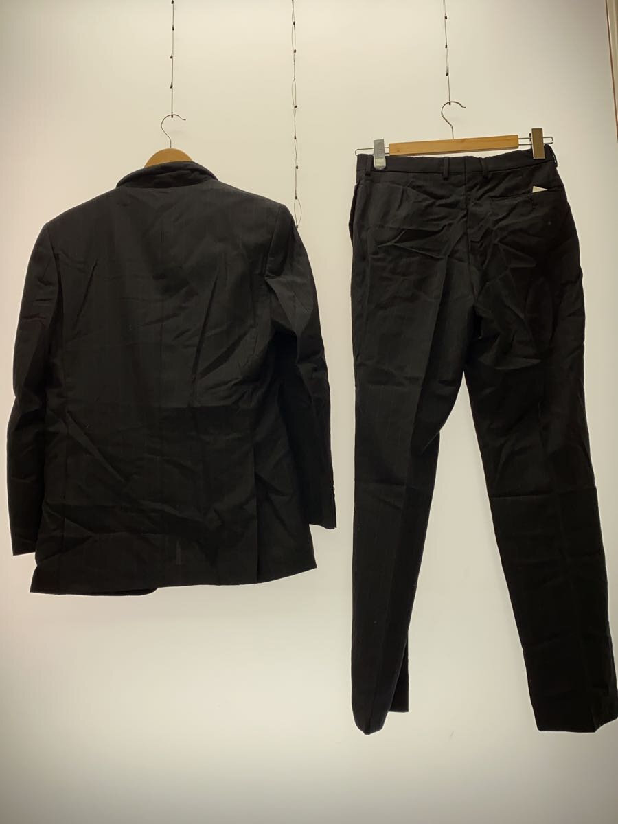 【中古】Paul Smith◆セットアップ/Zegna/M/ウール/BLK/ストライプ/SS-ST-41995【メンズウェア】