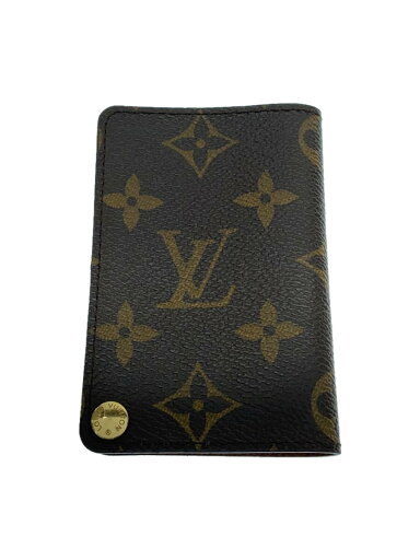 【中古】LOUIS VUITTON◆ポルト・カルト・クレディ・プレッシオン_モノグラム・キャンバス_BRW/レザー/BRW/メンズ【服飾雑貨他】 【中古】LOUIS VUITTON◆ポルト・カルト・クレディ・プレッシオン_モノグラム・キャンバス_BRW/レザー/BRW/メンズ【服飾雑貨他】