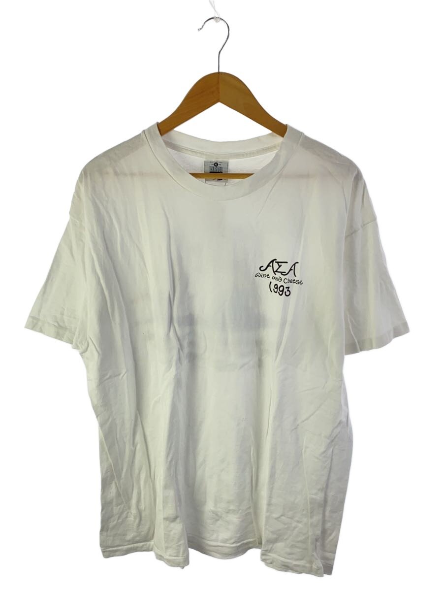 Rakuten - 【中古】Lee◆90s/Aladdin/Wine and Cheese/USA製/Tシャツ/XL/コットン/WHT//【メンズウェア】