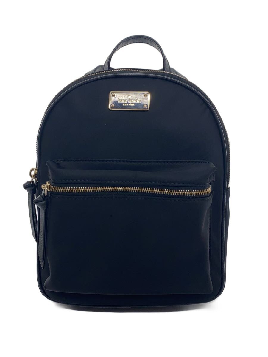 【中古】kate spade new york◆リュック/--/BLK【バッグ】(4.0)