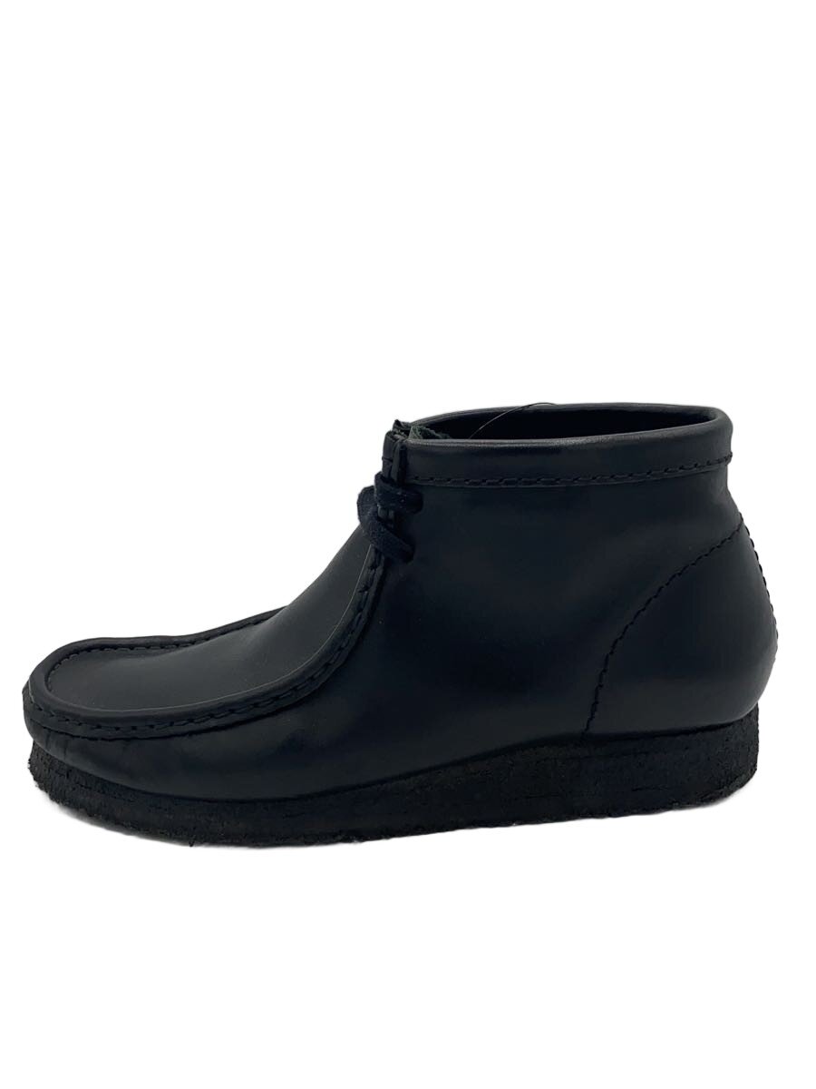 【中古】Clarks◆デザートブーツ/チャッカブーツ/25.5cm/BLK/レザー/11826//【シューズ】