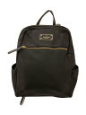 【中古】kate spade new york◆kate spade/リュック/ナイロン/ブラック/無地【バッグ】