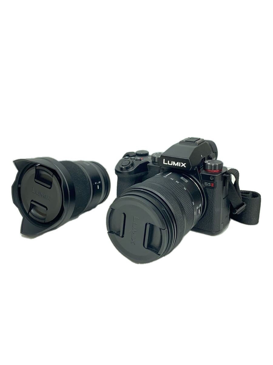 【中古】Panasonic◆デジタル一眼カメラ LUMIX DC-S5M2W ダブルレンズキット DC-S5M2W-K//【カメラ】