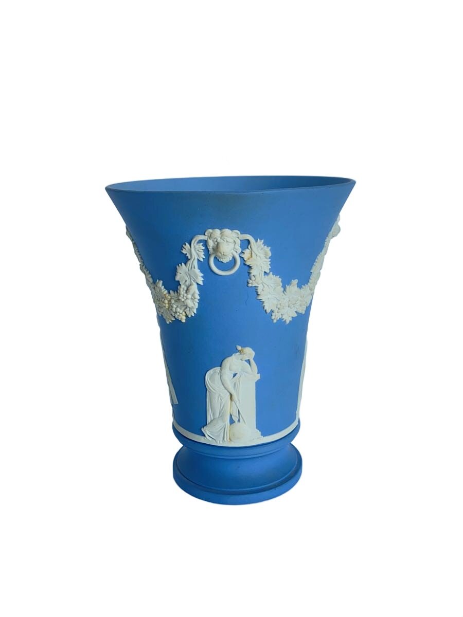 【中古】WEDGWOOD◆壷・花瓶/BLU【インテリア小物・日用雑貨】