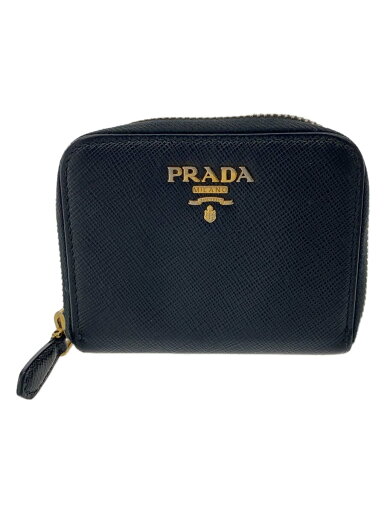 【中古】PRADA◆2つ折り財布/レザー/BLK/レディース/1MM268【服飾雑貨他】 【中古】PRADA◆2つ折り財布/レザー/BLK/レディース/1MM268【服飾雑貨他】