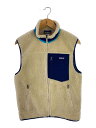 【中古】patagonia◆CLASSIC RETRO-X VEST/フリースベスト/S/ポリエステル/ベージュ/23047FA13//【メンズウェア】